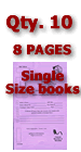 Sales Books ‑ Singles 8 Page* (Purple ‑ Qty. 10) Image